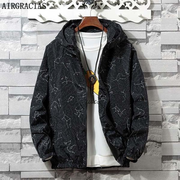 airgracias new autumn bomber hooded jacket men casual slim print windbreaker jacket male outwear zipper thin coat brand clothing, Black;brown
airgracias new autumn bomber hooded jacket men casual slim print windbreaker jacket male outwear zipper thin coat brand clothing, Black;brown