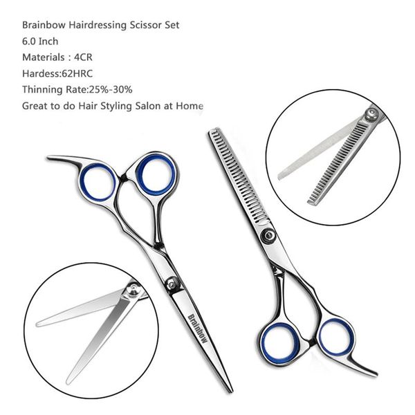 brainbow 6 inch cutting thinning styling tool hair scissors stainless steel salon hairdressing shears regular flat teeth blades wmtbxf
brainbow 6 inch cutting thinning styling tool hair scissors stainless steel salon hairdressing shears regular flat teeth blades wmtbxf