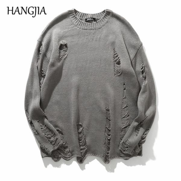 men's and women's knitted hole hip-hop cloth, large fashionable sweaters, winter cloth, White;black
men's and women's knitted hole hip-hop cloth, large fashionable sweaters, winter cloth, White;black