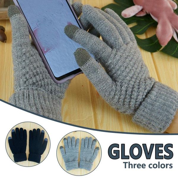 touch mittens women' gloves winter warm female keep warm cashmere solid color printed knitted knitted flip gloves, Blue;gray
touch mittens women' gloves winter warm female keep warm cashmere solid color printed knitted knitted flip gloves, Blue;gray