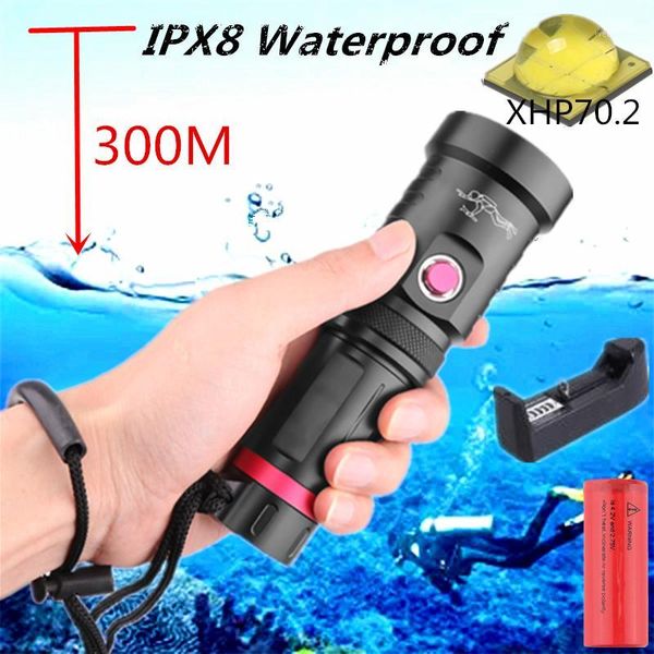 flashlights torches ipx8 waterproof xhp70 professional powerful super bright led scuba diving diver light underwater torch lamp lanterna1
flashlights torches ipx8 waterproof xhp70 professional powerful super bright led scuba diving diver light underwater torch lamp lanterna1