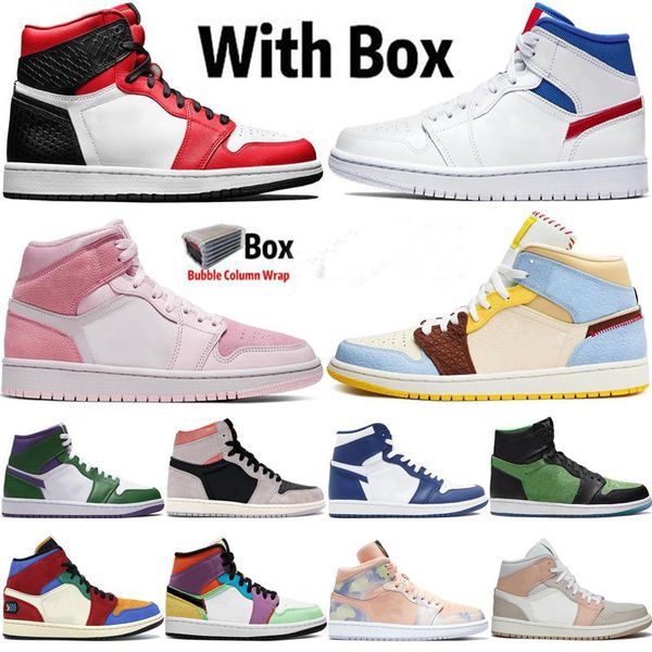 2020 новое прибытие jumpman 1 1s мужские баскетбольные туфли high og dio unc tie-die digital pink snake chicago женские спортивные кроссовки
2020 новое прибытие jumpman 1 1s мужские баскетбольные туфли high og dio unc tie-die digital pink snake chicago женские спортивные кроссовки