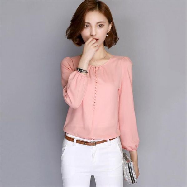 new elegant women casual loose blouses long sleeve autumn chiffon shirt ladies drop shipping good quality, White
new elegant women casual loose blouses long sleeve autumn chiffon shirt ladies drop shipping good quality, White