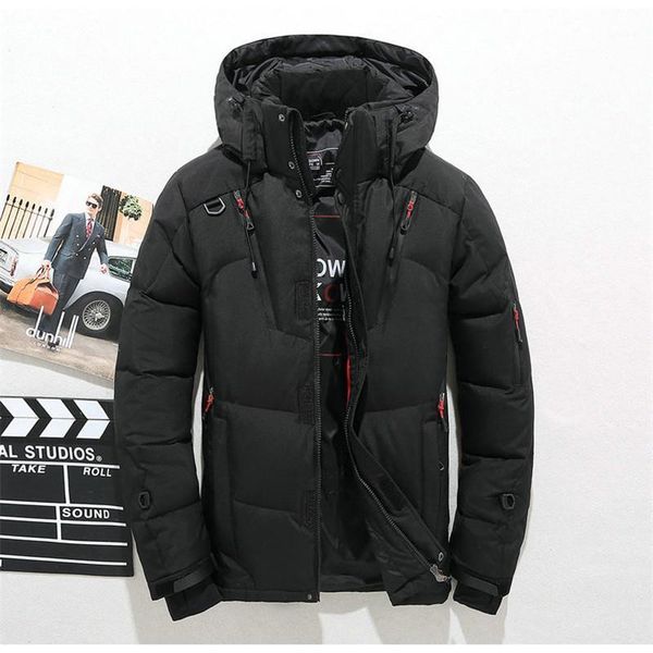 winter jacket men's hooded thick duck down parka men's slim casual jacket with many pockets1, Black
winter jacket men's hooded thick duck down parka men's slim casual jacket with many pockets1, Black