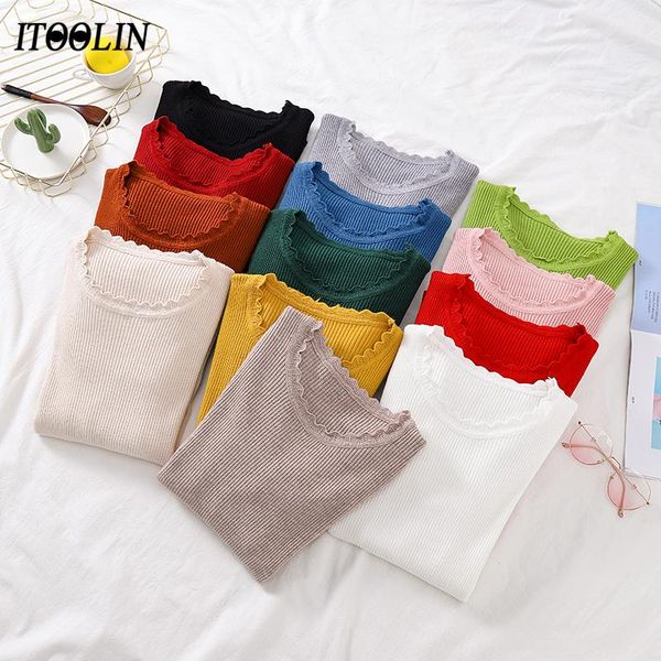 women's sweaters korean crewneck pullover women knitted sweater long sleeve basic femme shirts autumn winter 2021 knitting jumper itool, White;black
women's sweaters korean crewneck pullover women knitted sweater long sleeve basic femme shirts autumn winter 2021 knitting jumper itool, White;black