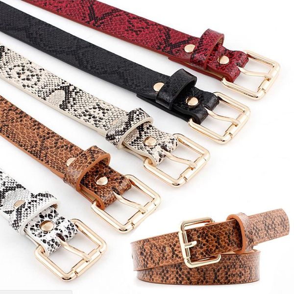 women designer belts for women's dress cinto feminino female pu leather snake waist belt, Black;brown
women designer belts for women's dress cinto feminino female pu leather snake waist belt, Black;brown