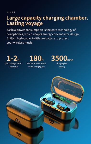 2021 3500mah bluetooth 5.0 wireless earphones headphones touch control earbuds tws sport headset noise cancel led display waterproof
2021 3500mah bluetooth 5.0 wireless earphones headphones touch control earbuds tws sport headset noise cancel led display waterproof