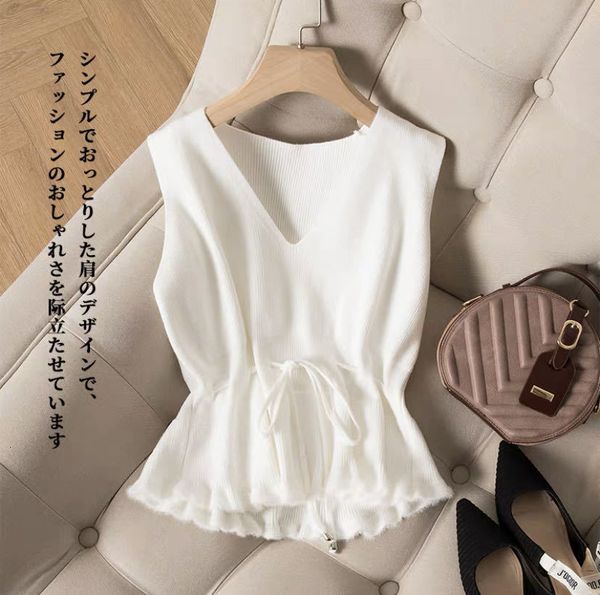2021 new autumn and winter korean style v-neck knitted pullovers knitwear solid color sleeveless vest sweaters womens c708, Black;gray
2021 new autumn and winter korean style v-neck knitted pullovers knitwear solid color sleeveless vest sweaters womens c708, Black;gray