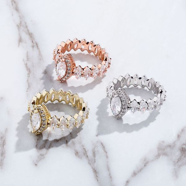 female fashion elegant cubic zirconia ring rose gold color champagne crystal engagement wedding ring for women jewelry, Silver
female fashion elegant cubic zirconia ring rose gold color champagne crystal engagement wedding ring for women jewelry, Silver