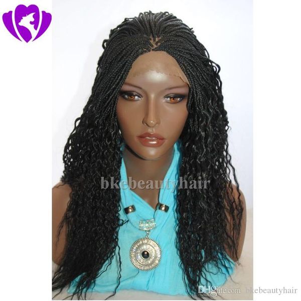 stock black micro braided wig lace front synthetic wigs for africa american box braids high temperature women wigs
stock black micro braided wig lace front synthetic wigs for africa american box braids high temperature women wigs