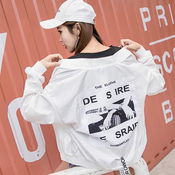 women's jackets spring and autumn thin jacket fashion casual baseball wear long sleeve wild, Black;brown
women's jackets spring and autumn thin jacket fashion casual baseball wear long sleeve wild, Black;brown