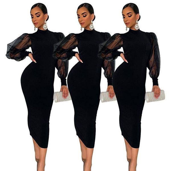 2021 women autumn midi dress mesh patchwork full sleeve high waist party night club street package hip dresses, Black;gray
2021 women autumn midi dress mesh patchwork full sleeve high waist party night club street package hip dresses, Black;gray