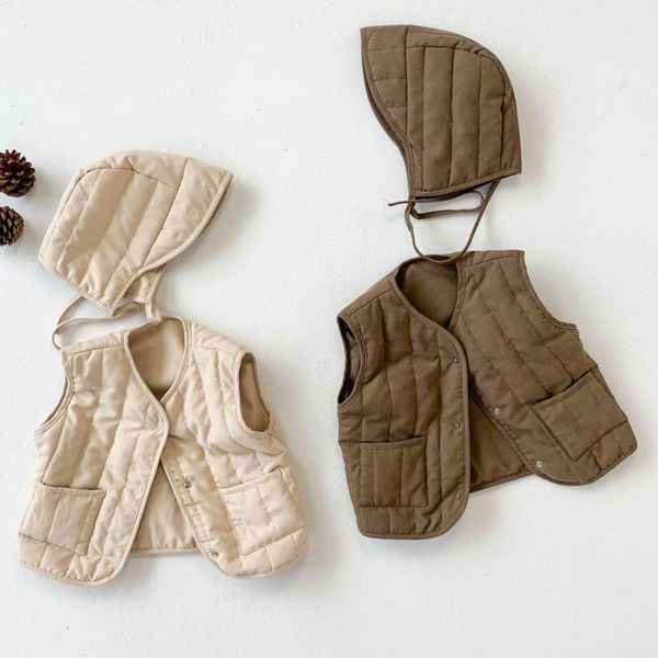 2021 winter new children sleeveless fashion clothes baby girls boys solid casual warm vests and hat kids waistcoats k4zb, Camo
2021 winter new children sleeveless fashion clothes baby girls boys solid casual warm vests and hat kids waistcoats k4zb, Camo
