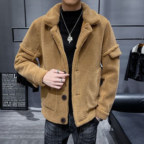 garment 2021 male autumn new lamb wool cotton-quilted cotton clothing young men's clothes 2s4h, Black
garment 2021 male autumn new lamb wool cotton-quilted cotton clothing young men's clothes 2s4h, Black