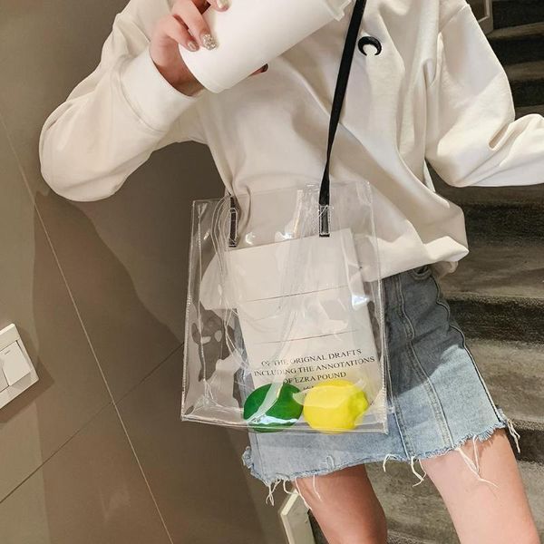 hologram transparent plastic handbag beach shoulder bag women trend tote jelly fashion pvc clear bag
hologram transparent plastic handbag beach shoulder bag women trend tote jelly fashion pvc clear bag