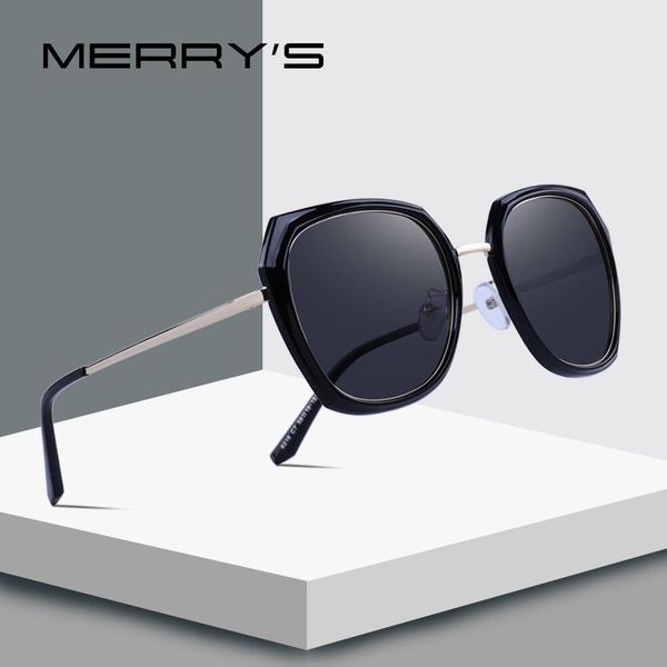 sunglasses merrys design women brand designer fashion polarized sun glasses metal temple 100% uv protection s62161, White;black
sunglasses merrys design women brand designer fashion polarized sun glasses metal temple 100% uv protection s62161, White;black