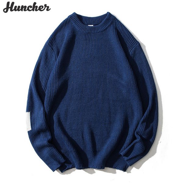 huncher mens knitted sweater male 2020 winter casual oversized pullover sweaters jumper men korean fashion blue sweater for men h1209, White;black
huncher mens knitted sweater male 2020 winter casual oversized pullover sweaters jumper men korean fashion blue sweater for men h1209, White;black