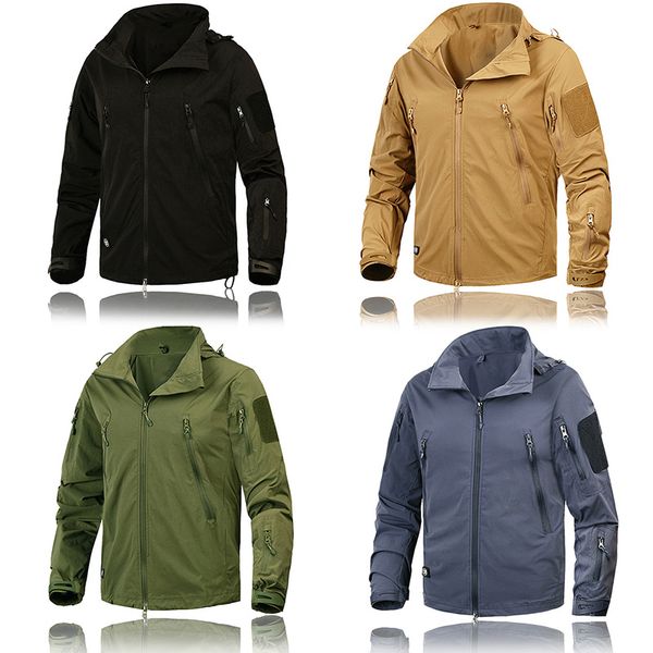 mens clothing new autumn jacket coats clothing tactical outwear us army breathable nylon light windbreaker male, Black;brown
mens clothing new autumn jacket coats clothing tactical outwear us army breathable nylon light windbreaker male, Black;brown