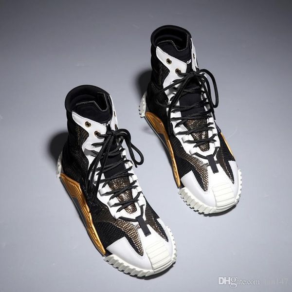 designer new popular styles men's sports women's high-youth silver nails sports women's leather suede rivet sneakers lace par, Black
designer new popular styles men's sports women's high-youth silver nails sports women's leather suede rivet sneakers lace par, Black