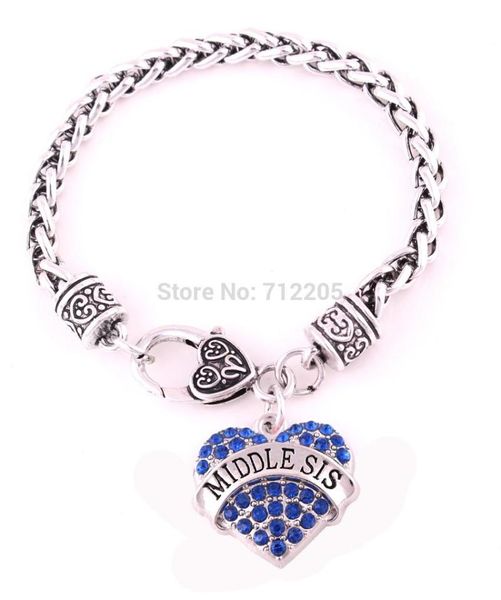 charm bracelets wholesale wheat link chain with crystal heart middle sis lobster claw bracelet, Golden;silver
charm bracelets wholesale wheat link chain with crystal heart middle sis lobster claw bracelet, Golden;silver