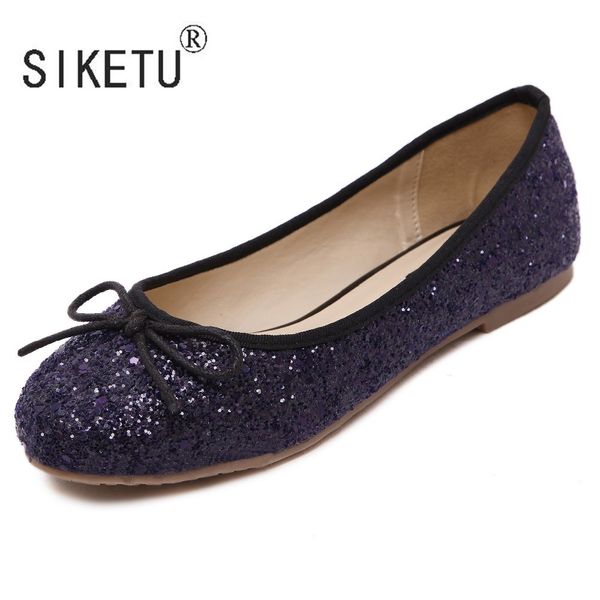 bowtie pu sequin women loafers driving casual ballet flats shoes 35-40 siketu brand c1120, Black
bowtie pu sequin women loafers driving casual ballet flats shoes 35-40 siketu brand c1120, Black