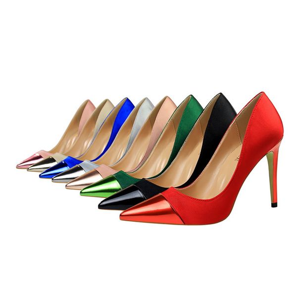 2020 selling women bombs spring summer ladies patchwork pink pointy toe high heels broken women's wedding shoes xtm2, Black
2020 selling women bombs spring summer ladies patchwork pink pointy toe high heels broken women's wedding shoes xtm2, Black