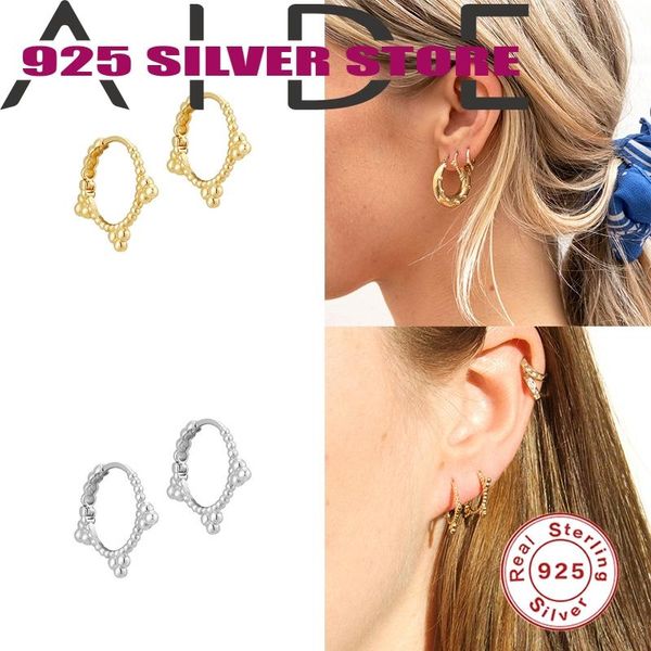 aide women hoop earring 925 sterling silver three ball dots brincos all-match fashion round circle earring fine jewelry gift, Golden;silver
aide women hoop earring 925 sterling silver three ball dots brincos all-match fashion round circle earring fine jewelry gift, Golden;silver