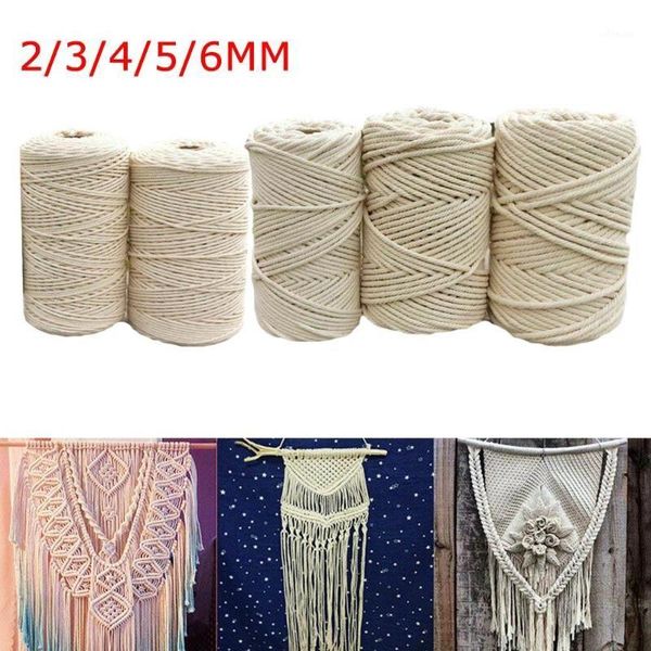 1 roll of 2/3/4/5/6mm cotton rope natural beige macrame rope twisted cotton cord string for diy gift accessories1, Black;white
1 roll of 2/3/4/5/6mm cotton rope natural beige macrame rope twisted cotton cord string for diy gift accessories1, Black;white