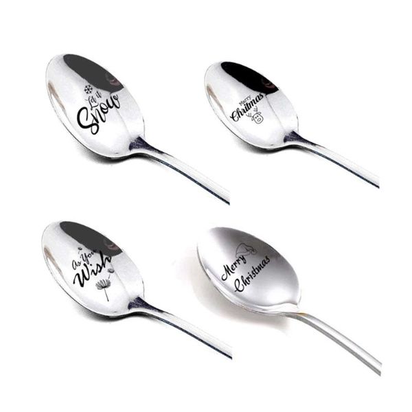 spoons 1pcs christmas coffee stainless steel personalized engraving tableware spoon gift thanksgiving gathering
spoons 1pcs christmas coffee stainless steel personalized engraving tableware spoon gift thanksgiving gathering