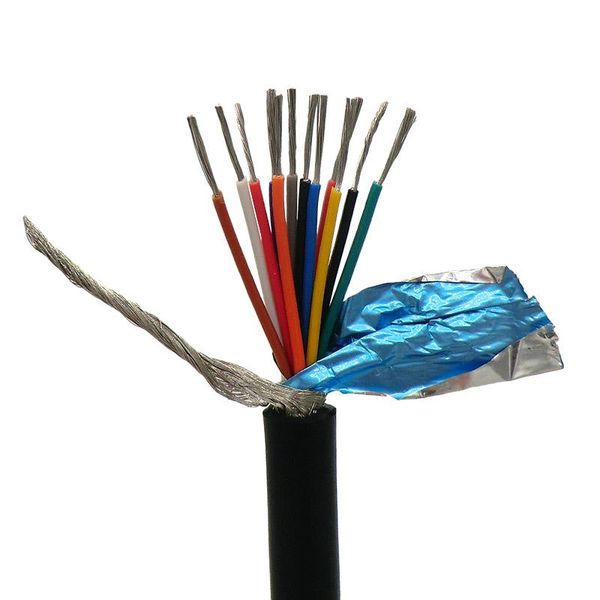 12 core flexible shielded cable 0.14,0.2,0.3mm² control wire 26awg,24awg,22awg tinned pure oxygen copper 5m
12 core flexible shielded cable 0.14,0.2,0.3mm² control wire 26awg,24awg,22awg tinned pure oxygen copper 5m