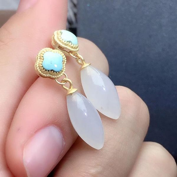 stud 100% natural and real jade earring 925 sterling silve for wedding, Golden;silver
stud 100% natural and real jade earring 925 sterling silve for wedding, Golden;silver