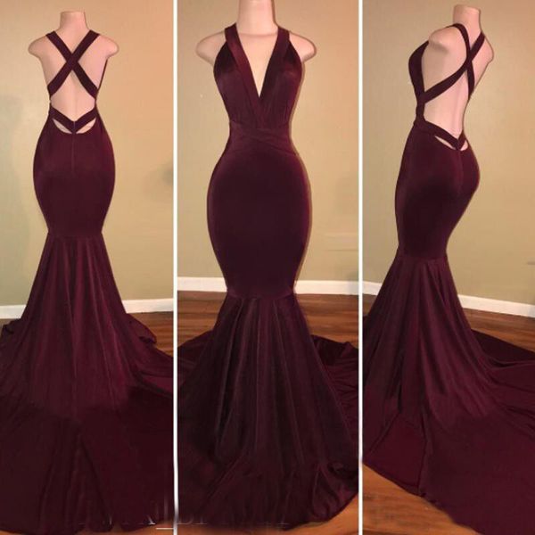 evening dress party 2020 spring v fishtail mermaid waist closing evening dress party collar backless prom dress, Black
evening dress party 2020 spring v fishtail mermaid waist closing evening dress party collar backless prom dress, Black