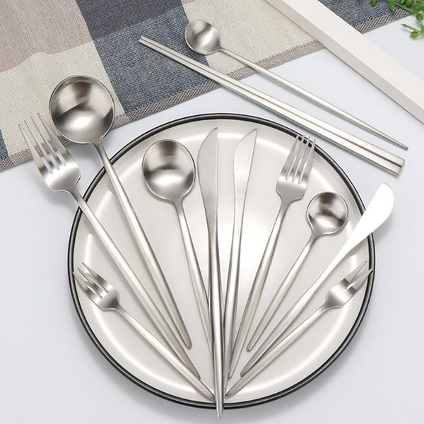 flatware sets 4pcs/set silver cutlery set ma304 stainless steel dinnerware portuguese style knife fork spoon dinner1
flatware sets 4pcs/set silver cutlery set ma304 stainless steel dinnerware portuguese style knife fork spoon dinner1