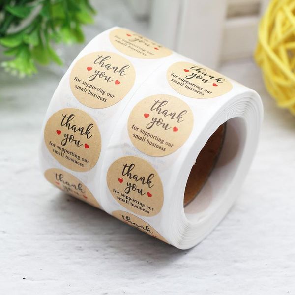 500pcs/roll 1inch kraft thank you for suppoting our small business lable sticker for party gift decoration stationery stickers, Pink;blue
500pcs/roll 1inch kraft thank you for suppoting our small business lable sticker for party gift decoration stationery stickers, Pink;blue