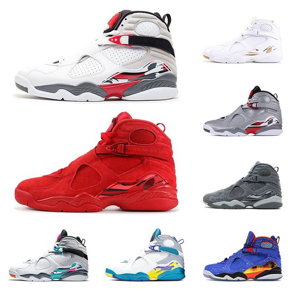 2021 new arrival jumpman 8 8s countdown pack valentines basketball shoes chrome for men women white aqua bred sport trainers sneakers 7-13
2021 new arrival jumpman 8 8s countdown pack valentines basketball shoes chrome for men women white aqua bred sport trainers sneakers 7-13
