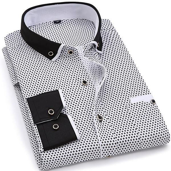 платье для мужчин slim fit style fashion print повседневная мужская рубашка с длинным рукавом сшивающая мода карманный дизайн ткани мягкой к, White;black
платье для мужчин slim fit style fashion print повседневная мужская рубашка с длинным рукавом сшивающая мода карманный дизайн ткани мягкой к, White;black