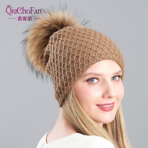 winter hat for women knitted beanie hat real roccoon fur pom pom ladies double warm lining winter cap female, Blue;gray
winter hat for women knitted beanie hat real roccoon fur pom pom ladies double warm lining winter cap female, Blue;gray