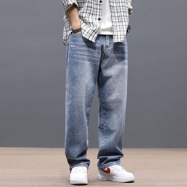 fashion streetwear men jeans loose fit retro blue vintage jeans straight denim pants homme korean hip hop wide leg long trousers
fashion streetwear men jeans loose fit retro blue vintage jeans straight denim pants homme korean hip hop wide leg long trousers