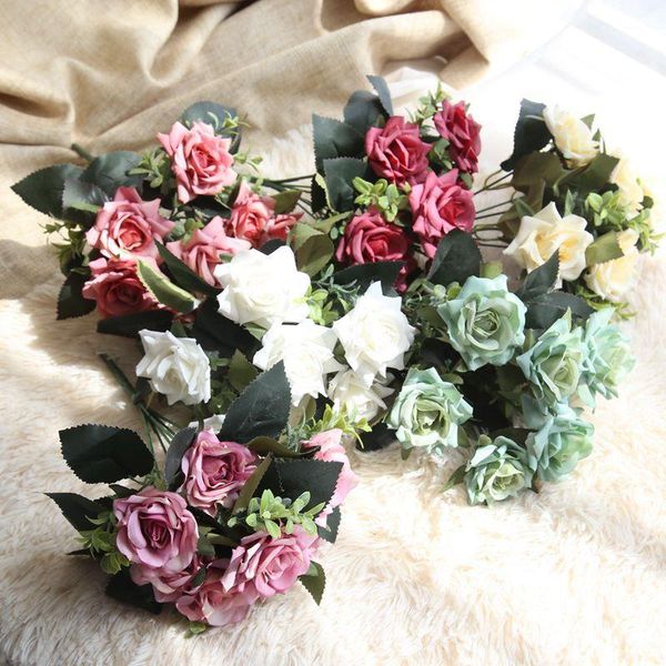 decorative flowers & wreaths artificial silk rose bride bouquet wedding christmas decoration for home vase garden flower pot decor fake bran
decorative flowers & wreaths artificial silk rose bride bouquet wedding christmas decoration for home vase garden flower pot decor fake bran