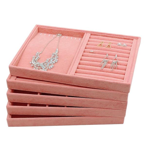 высокое качество ювелирных изделий бархата tray дисплей кольца серьги tray браслет ожерелье подвески дисплея box jewelry хранения организато, Pink;blue
высокое качество ювелирных изделий бархата tray дисплей кольца серьги tray браслет ожерелье подвески дисплея box jewelry хранения организато, Pink;blue