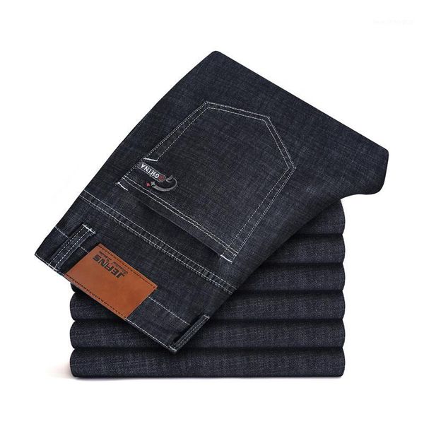 men's jeans 2021 summer straight denim men long pants trousjeans thin light weight big size 40 42 441, Blue
men's jeans 2021 summer straight denim men long pants trousjeans thin light weight big size 40 42 441, Blue
