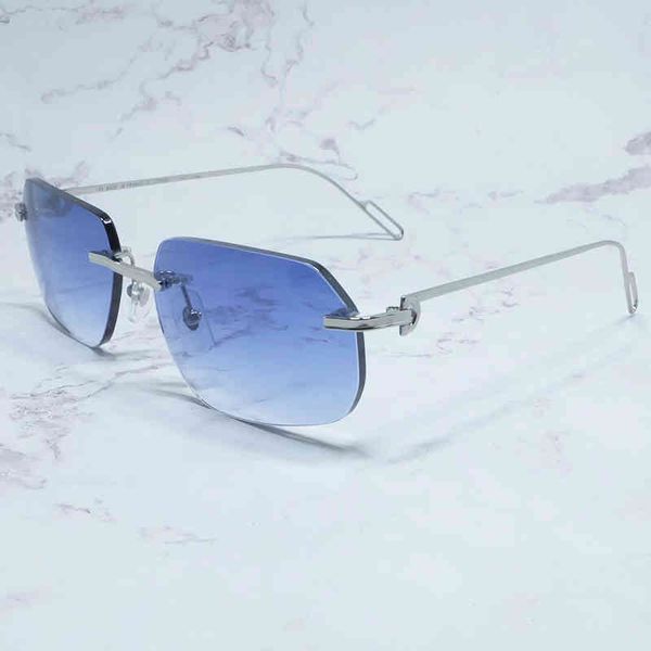 2022 factory wholesale luxury metal men rimless vintage sun shades eyewear protect decoration trending product, White;black
2022 factory wholesale luxury metal men rimless vintage sun shades eyewear protect decoration trending product, White;black