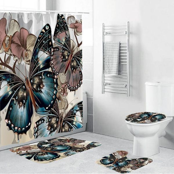 bath accessory set 4pcs bathroom non-slip pedestal rug+lid toilet cover+bath mat+shower curtain accessories decor waterproof -f3005141
bath accessory set 4pcs bathroom non-slip pedestal rug+lid toilet cover+bath mat+shower curtain accessories decor waterproof -f3005141