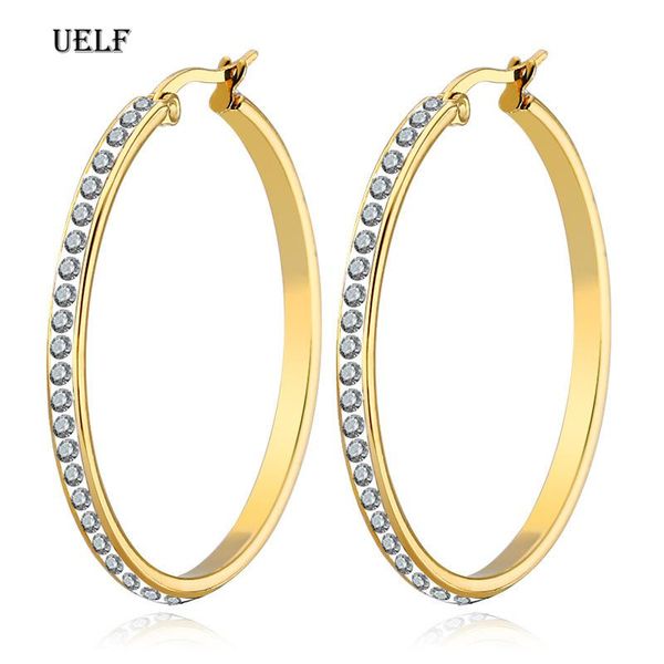 hoop & huggie uelf 2021 20-40mm large crystal hoops earrings paparazzi cz hiphop christmas gift, Golden;silver
hoop & huggie uelf 2021 20-40mm large crystal hoops earrings paparazzi cz hiphop christmas gift, Golden;silver
