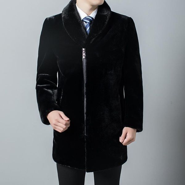 male the whole paragraph mink hair grows in middle-aged men loose many pockets of wash and wear woollen coat, Black
male the whole paragraph mink hair grows in middle-aged men loose many pockets of wash and wear woollen coat, Black