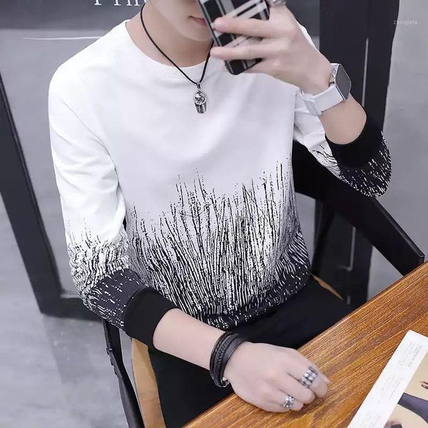 men's hoodie korean version of the long-sleeved t-shirt trend in spring and shirt slim autumn clothes on the clothes male1, White;black
men's hoodie korean version of the long-sleeved t-shirt trend in spring and shirt slim autumn clothes on the clothes male1, White;black