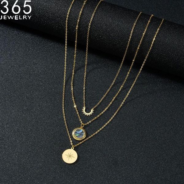 new fashion gold color sun of necklace classical design stainless steel multilayer chains necklace drop shipping women gifts, Silver
new fashion gold color sun of necklace classical design stainless steel multilayer chains necklace drop shipping women gifts, Silver