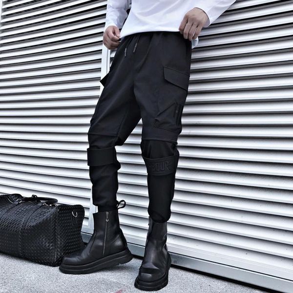 harajuku cargo pocket joggers pant men black hip hop streetwear bottoms washed rib cuff drawstring slim fit sweatpants
harajuku cargo pocket joggers pant men black hip hop streetwear bottoms washed rib cuff drawstring slim fit sweatpants