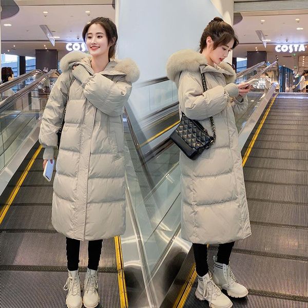 women's down & parkas make the cotton-padded clothes jacket female han edition of students long loose big yards after knee, Black
women's down & parkas make the cotton-padded clothes jacket female han edition of students long loose big yards after knee, Black