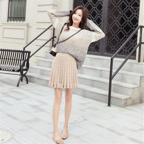 qrwr 2020 women skirt autumn winter korean elastic high waist mini knitted casual skirt a line solid color elegant skirts women1, Black
qrwr 2020 women skirt autumn winter korean elastic high waist mini knitted casual skirt a line solid color elegant skirts women1, Black